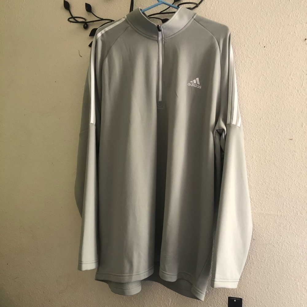 Adidas Golf Men’s Shirt Long Sleeve Color Grey Size 2XL